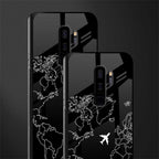 airplane flying wanderlust glass case for samsung galaxy s9 plus image-2