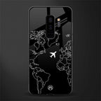 airplane flying wanderlust glass case for samsung galaxy s9 plus image