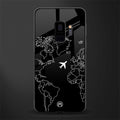 airplane flying wanderlust glass case for samsung galaxy s9 image