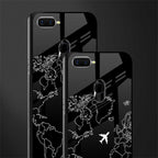 airplane flying wanderlust glass case for oppo a7 image-2