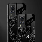 airplane flying wanderlust glass case for vivo x60 pro image-2