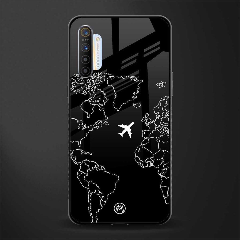 airplane flying wanderlust glass case for realme x2 image