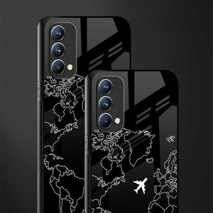 airplane flying wanderlust glass case for oppo f19 image-2