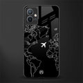 airplane flying wanderlust glass case for vivo t1 5g image