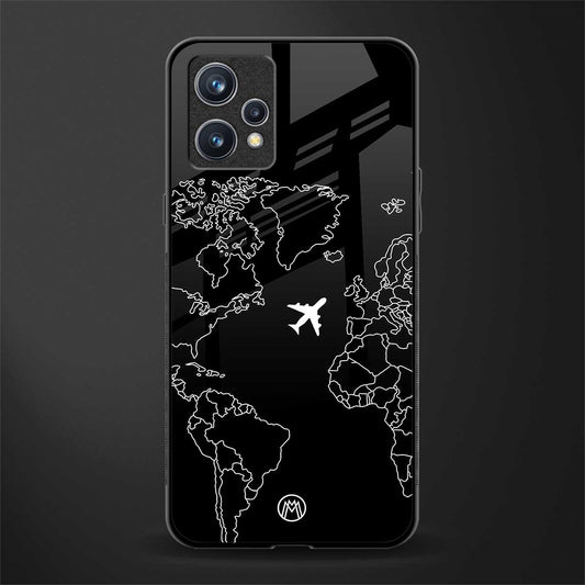 airplane flying wanderlust glass case for realme 9 pro plus 5g image