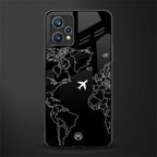 airplane flying wanderlust glass case for realme 9 4g image