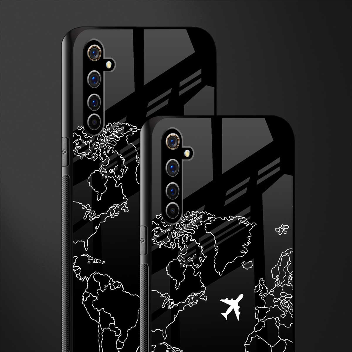airplane flying wanderlust glass case for realme x50 pro image-2