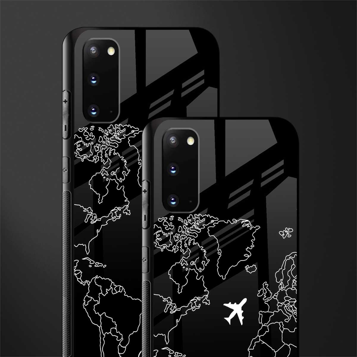 airplane flying wanderlust glass case for samsung galaxy s20 image-2