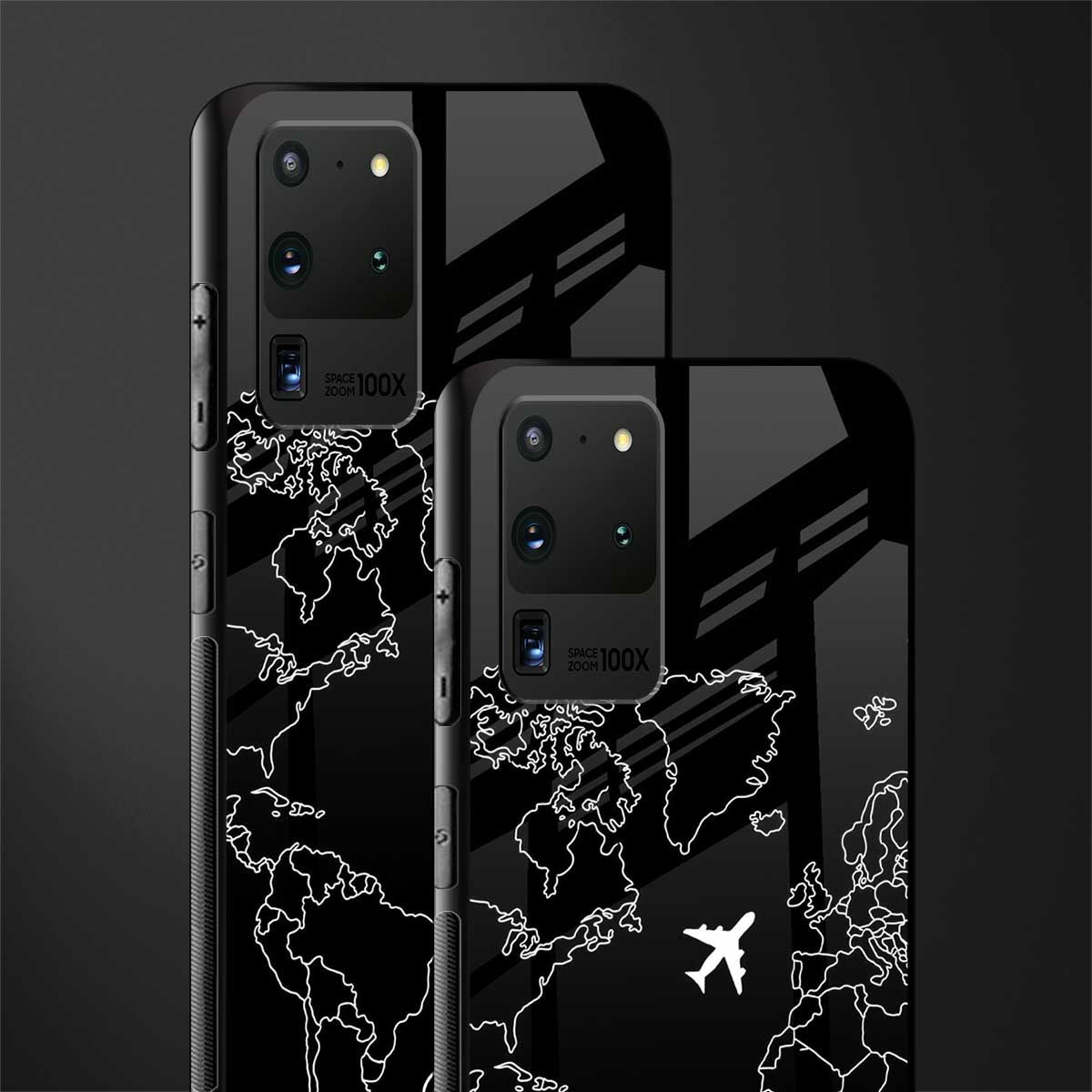 airplane flying wanderlust glass case for samsung galaxy s20 ultra image-2