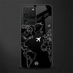airplane flying wanderlust glass case for samsung galaxy s20 ultra image