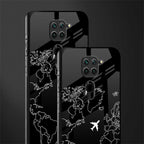 airplane flying wanderlust glass case for redmi note 9 image-2
