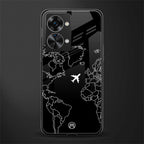 airplane flying wanderlust glass case for phone case | glass case for oneplus nord 2t 5g