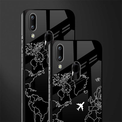 airplane flying wanderlust glass case for vivo y95 image-2