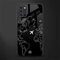 airplane flying wanderlust glass case for samsung galaxy a21s image