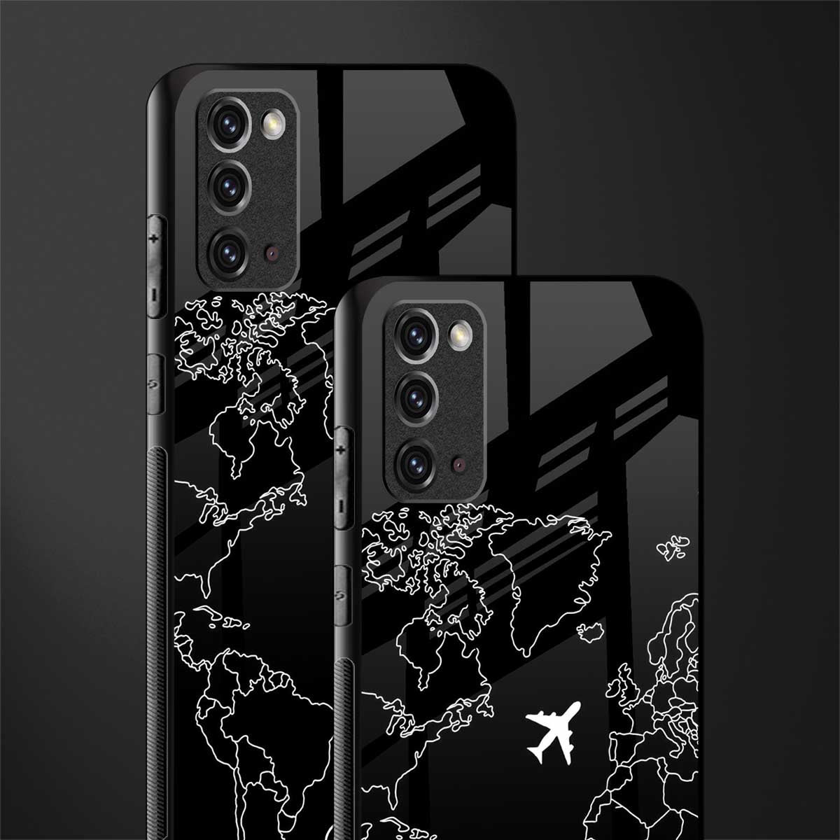 airplane flying wanderlust glass case for samsung note 20 image-2