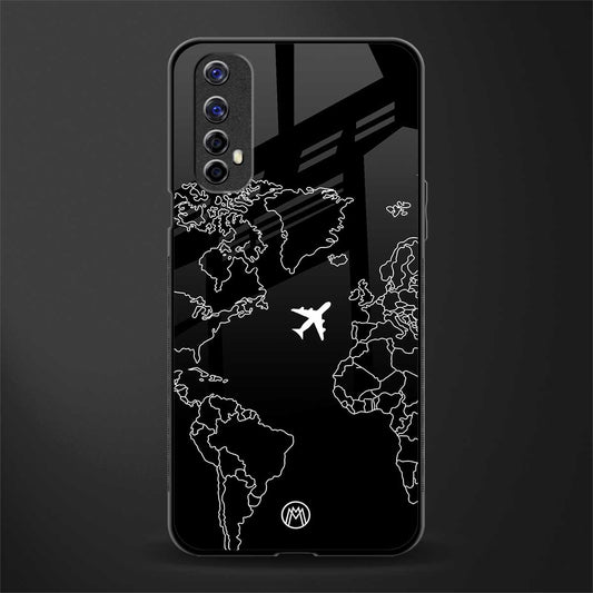 airplane flying wanderlust glass case for realme narzo 20 pro image