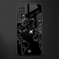 airplane flying wanderlust glass case for realme 7 image