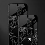 airplane flying wanderlust glass case for poco m2 image-2
