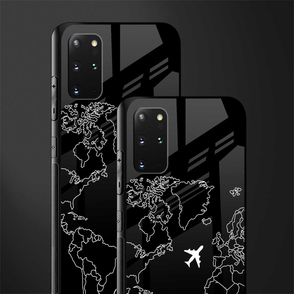 airplane flying wanderlust glass case for samsung galaxy s20 plus image-2