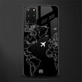 airplane flying wanderlust glass case for samsung galaxy s20 plus image
