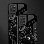 airplane flying wanderlust glass case for oneplus 8t image-2