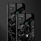 airplane flying wanderlust glass case for realme 7i image-2