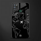 airplane flying wanderlust glass case for realme 7i image