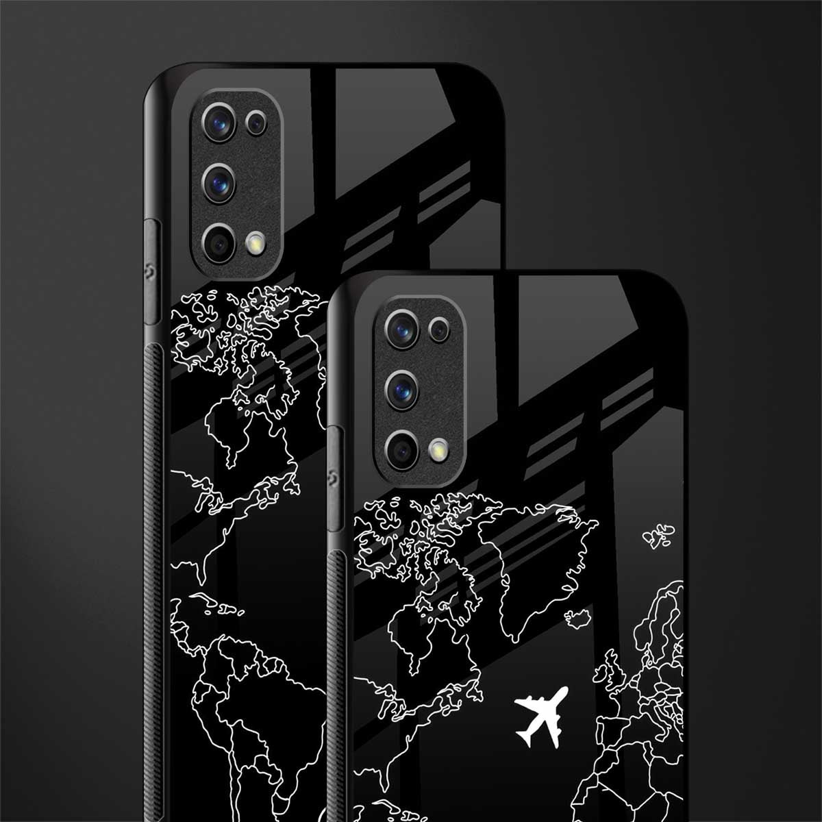 airplane flying wanderlust glass case for realme 7 pro image-2