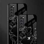 airplane flying wanderlust glass case for oppo reno 4 pro image-2