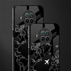airplane flying wanderlust glass case for mi 10i image-2