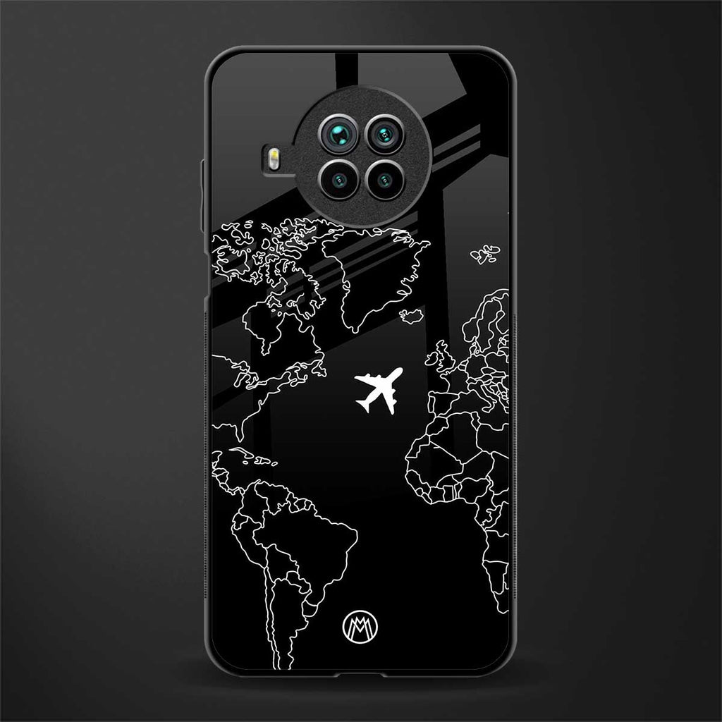 airplane flying wanderlust glass case for mi 10i image