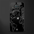airplane flying wanderlust glass case for mi 10i image