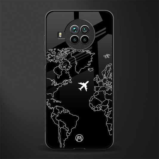 airplane flying wanderlust glass case for mi 10i image