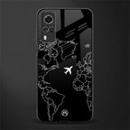 airplane flying wanderlust glass case for vivo y51a image