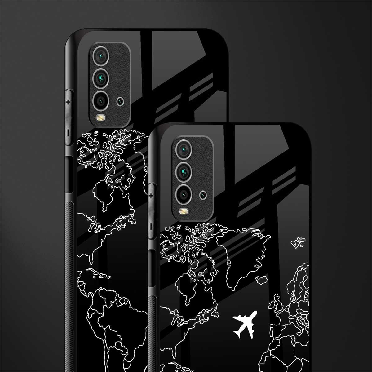 airplane flying wanderlust glass case for redmi 9 power image-2