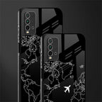 airplane flying wanderlust glass case for redmi 9 power image-2
