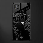 airplane flying wanderlust glass case for redmi 9 image