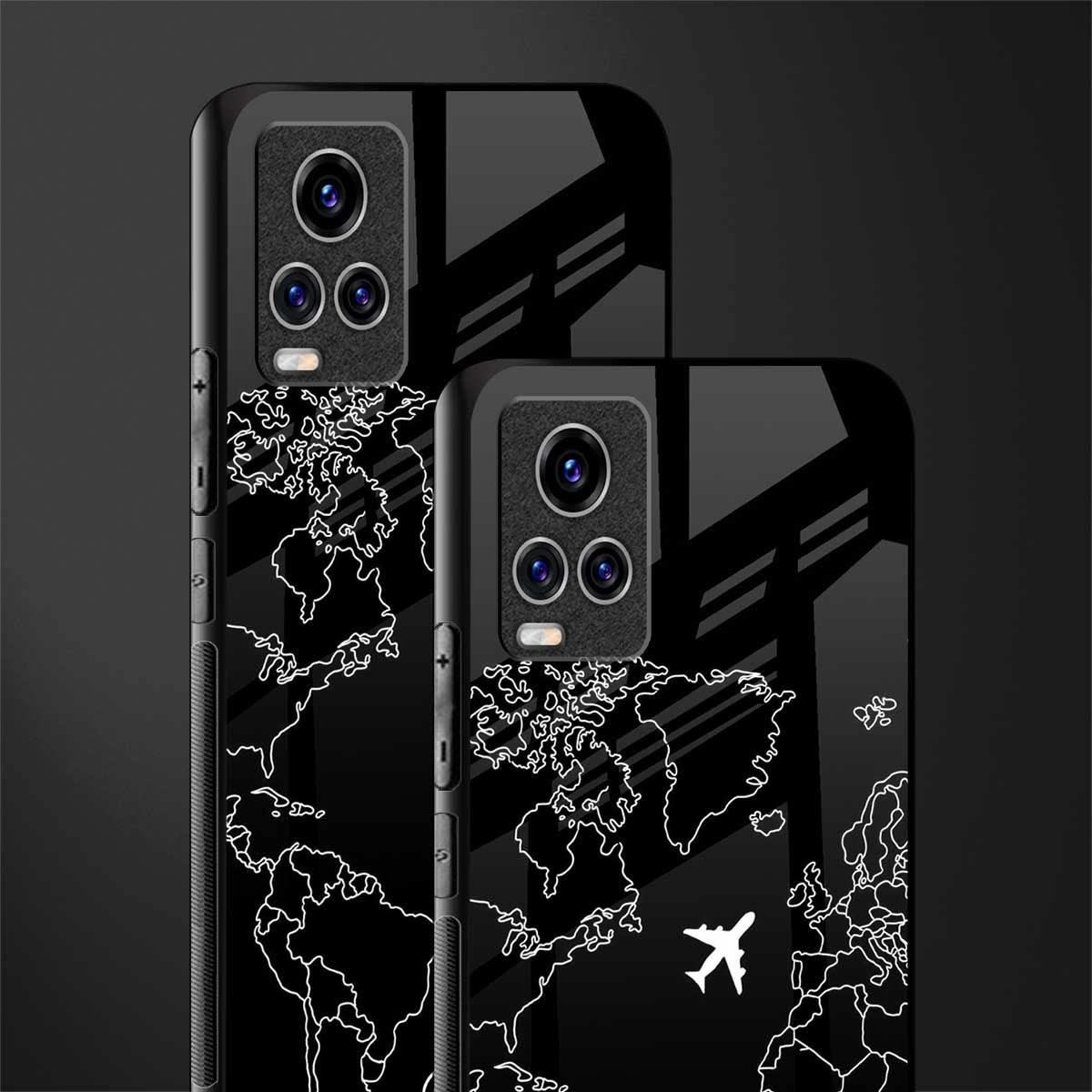 airplane flying wanderlust glass case for vivo v20 pro image-2