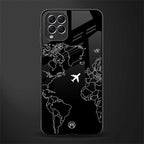 airplane flying wanderlust glass case for samsung galaxy f62 image
