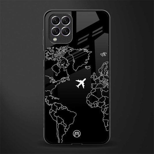 airplane flying wanderlust glass case for samsung galaxy f62 image