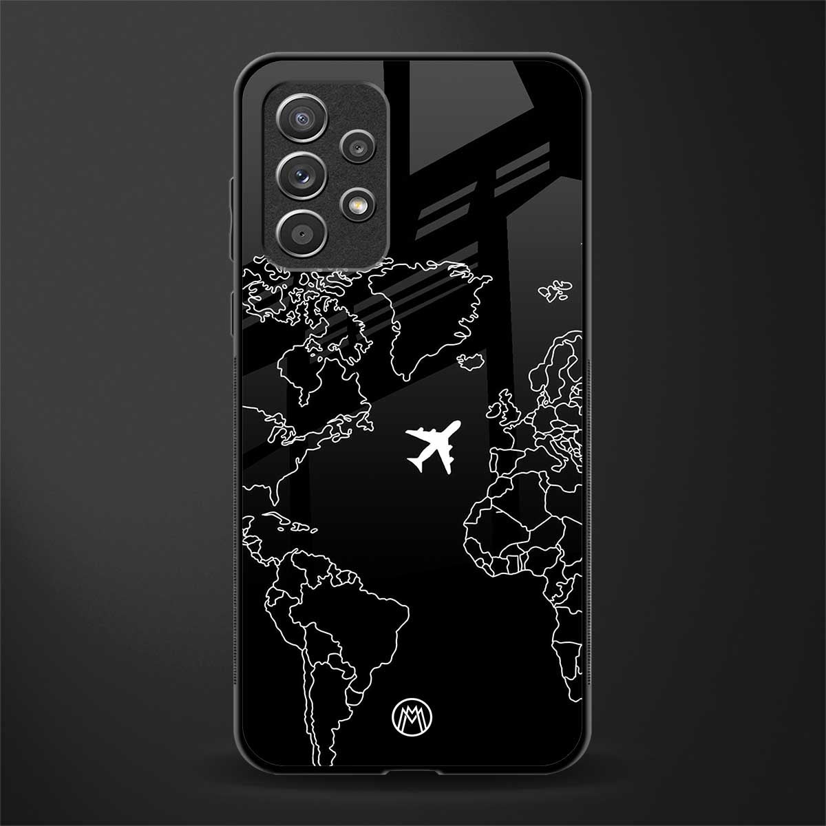 airplane flying wanderlust glass case for samsung galaxy a52s 5g image