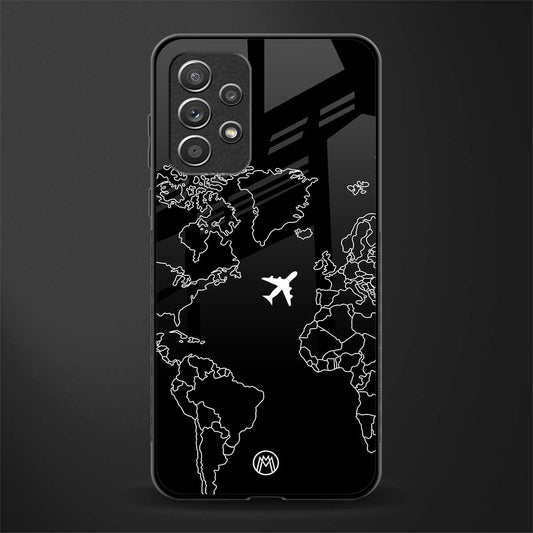 airplane flying wanderlust glass case for samsung galaxy a72 image