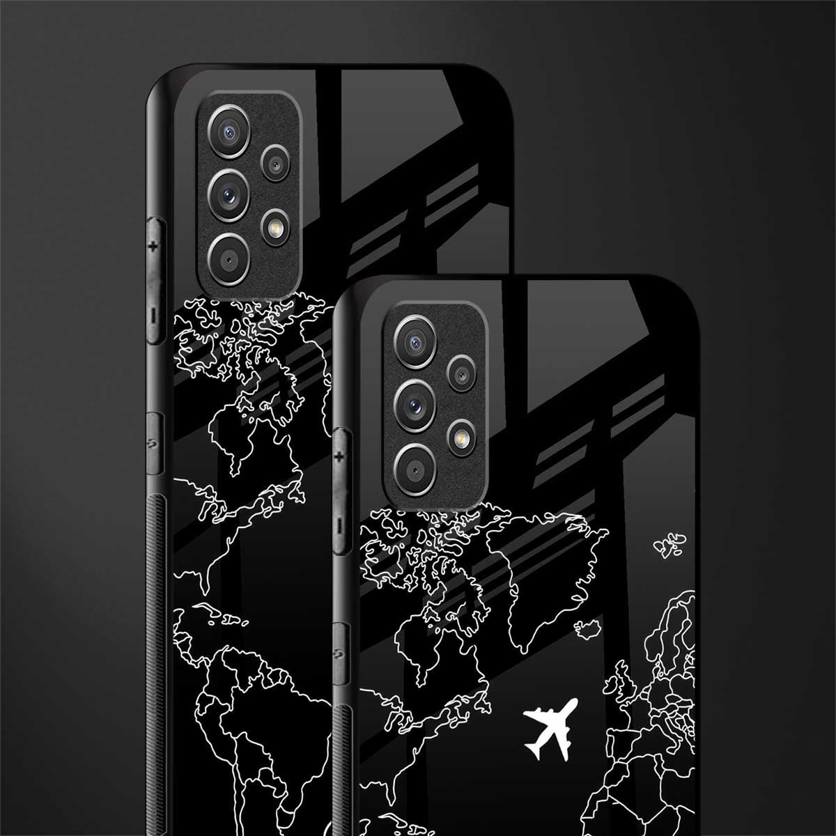 airplane flying wanderlust glass case for samsung galaxy a32 4g image-2