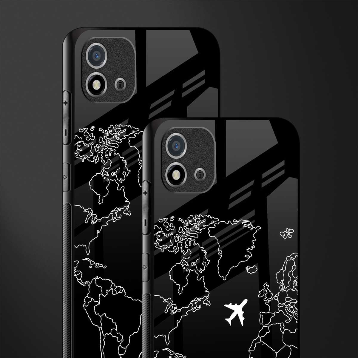 airplane flying wanderlust glass case for realme c20 image-2