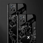 airplane flying wanderlust glass case for realme c21 image-2