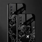airplane flying wanderlust glass case for oneplus nord ce 5g image-2