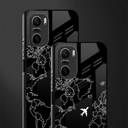 airplane flying wanderlust glass case for mi 11x 5g image-2