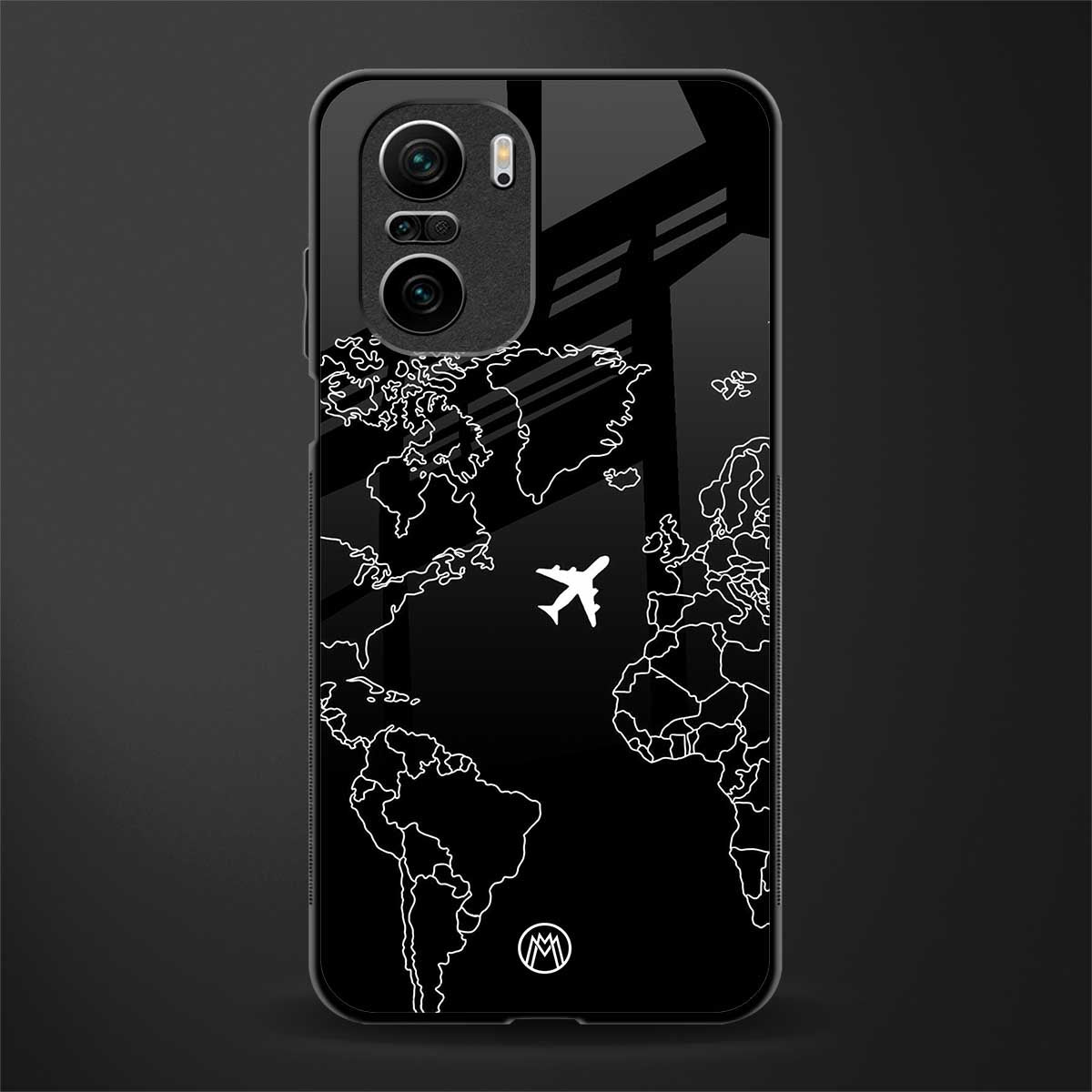 airplane flying wanderlust glass case for mi 11x 5g image