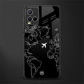 airplane flying wanderlust glass case for vivo y21t image