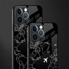 airplane flying wanderlust glass case for iphone 12 pro image-2